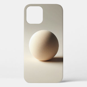 Minimalistische Zachte Textuur Bol - Moderne Esthe iPhone 12 Hoesje