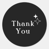 Minimalistische zakelijke dank u Sticker (Voorkant)