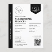 Minimalistische zakelijke Logo-marketing Flyer (Voorkant)