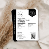 Minimalistische zakelijke Logo-marketing Flyer