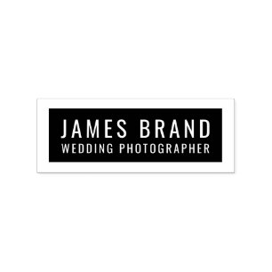 Minimalistische zakelijke Logo Rubberstempel