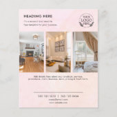 Minimalistische zakelijke marketingbrochure | Logo Flyer (Voorkant)