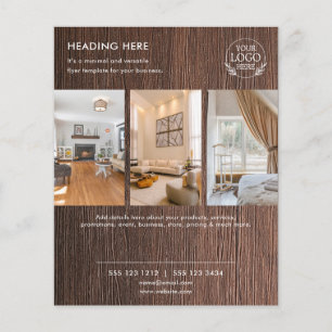 Minimalistische zakelijke marketingflyer Logo & Flyer
