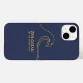 Minimalistische Zen-golf | Abstracte oceaangoed Case-Mate iPhone Case (Achterkant (horizontaal))