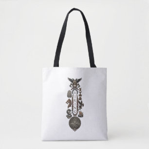 Minimalistische Zen-symboliek artistiek T-shirt) Draagtas