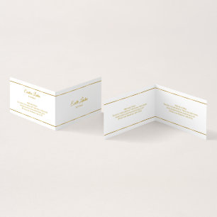 Minimalistische zilveren strepen blauwe tint achte visitekaartjes