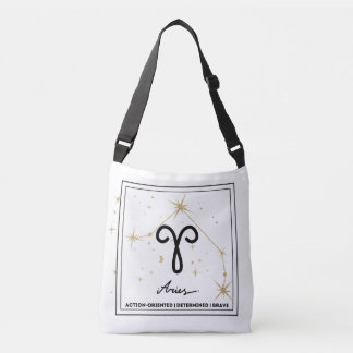 Minimalistische Zodiac Ram Crossbody-Tas Crossbody Tas
