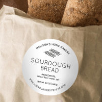 Minimalistische zuurdesem bakkerij brood modern