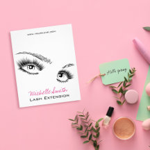 Minimalistische zwart-witte wimpers Chic Make-up