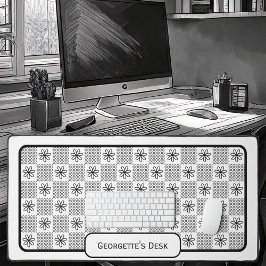 Minimalistische zwarte bloemen - Gecontroleerd op  Bureaumat