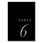 Minimalistische Zwarte Elegante Moderne Trouwdag Kaart (Voorkant)