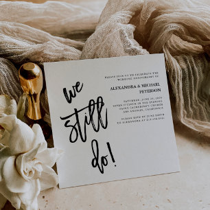 Minimalistische zwarte en witte typografie Wow Ren Kaart