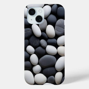 Minimalistische Zwarte en Witte Zen Stenen Estheti