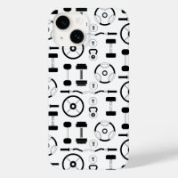 Minimalistische zwarte fitnessapparatuur