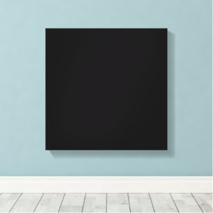 Minimalistische Zwarte Kat Silhouet Canvas Afdruk