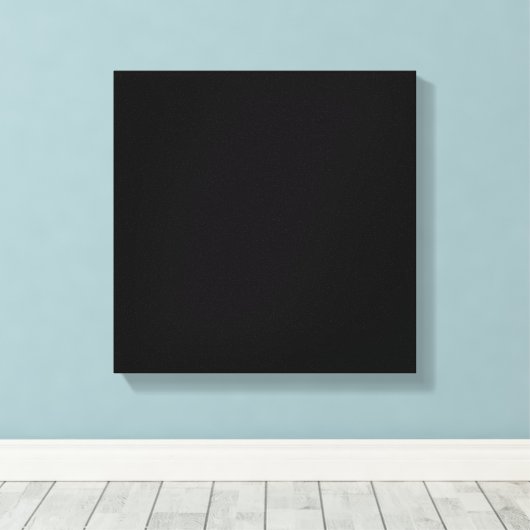 Minimalistische Zwarte Kat Silhouet  Canvas Afdruk (Insitu (Houten vloer))