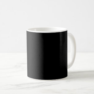 Minimalistische Zwarte Kat Silhouet Koffiemok