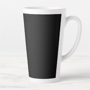 Minimalistische Zwarte Kat Silhouet Latte Mok