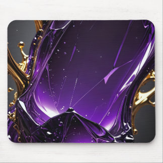 Minimalistische zwarte Muismat met accenten | Modu