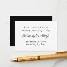 Minimalistische zwarte script tempel verzegeling u
