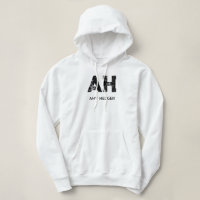 MINIMALISTISCHE ZWARTE TWEE-LETTER MONOGRAM NAAM W