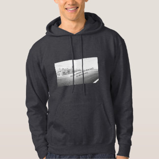 Minimalistische Zwarte & Witte Inspirerende Muurku Hoodie