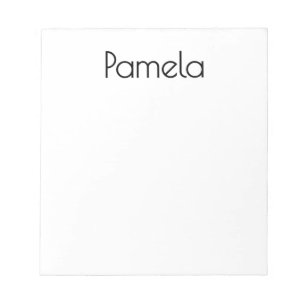 Minimalistische Zwarte & Witte Professionele Moder Notitieblok