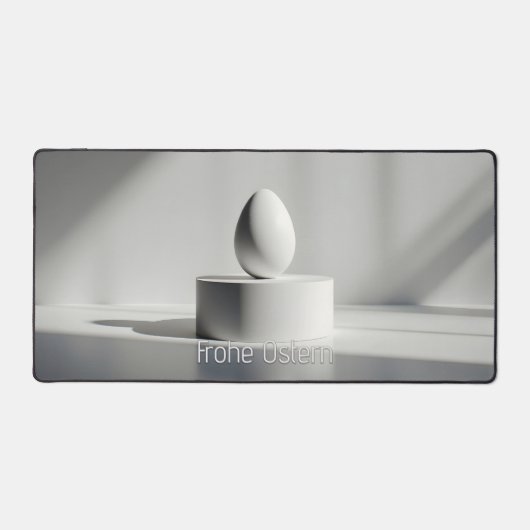 Minimalistisches Osterei auf modernem Podest (Recto)