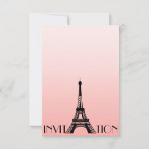 Minimaslim Paris Eiffeltoren Glam Chique Roze Kaart