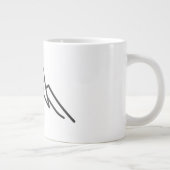 Minime Alpine Mountain Line Art Mug (Droite)