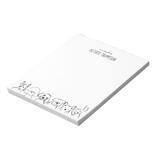 Minimisez Une Note Du Bloc-Notes Du Mignet Chien A (Tourné)