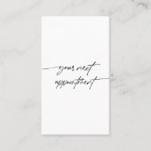 Minimisez votre prochain rendez-vous Script manusc (Devant)