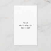 Minimisez votre rappel de rendez-vous Nom commerci (Devant)