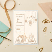 Minimum Gold Ramadan Iftar Dîner Invitation