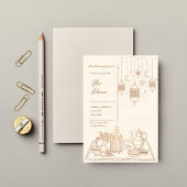 Minimum Gold Ramadan Iftar Dîner Invitation