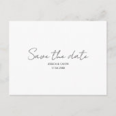 Minimum Personnalisé Enregistrer La Carte Postale  (Devant)