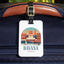 minimumaantal retourreizen in Havana Cuba Bagagelabel
