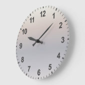 Minimumnummers van de Beige Taupe-gradiënt Grote Klok (Hoek)