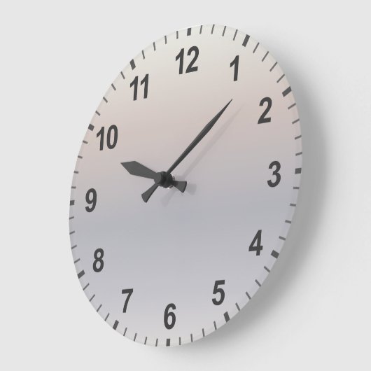 Minimumnummers van de Beige Taupe-gradiënt Grote Klok (Hoek)