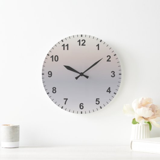 Minimumnummers van de Beige Taupe-gradiënt Grote Klok (Huis)