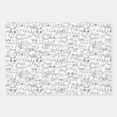 minimumontwerp van de borstvrouw inpakpapier vel (Voorkant 2)