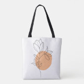 Minimumontwerp voor canvas tas (Achterkant)