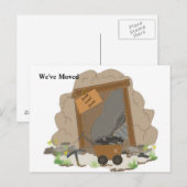 Mining Cave - We hebben ons verplaatst Aankondigingskaart (Voorkant / Achterkant)