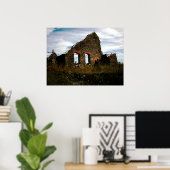 Mining Ruins Hancock Michigan Foto Poster (Thuiskantoor)