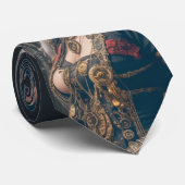 "Minion Steampunk Female:   Stropdas (Opgerold)