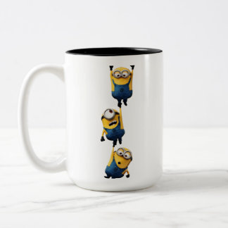 Minions hangend tweekleurige koffiemok