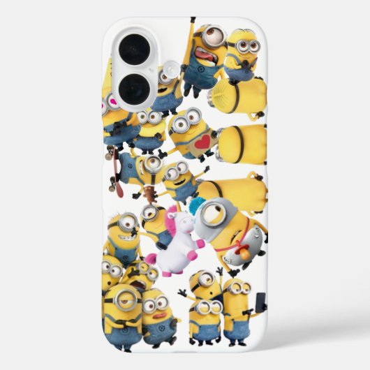 Minions Iphone 16 Hoesje (Achterkant)