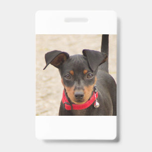 miniroestzwart en roest badge
