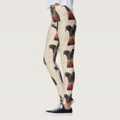 miniroestzwart en roest leggings (Links)