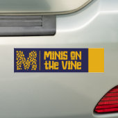 MINI's op de Vine Bumpersticker (Op auto)